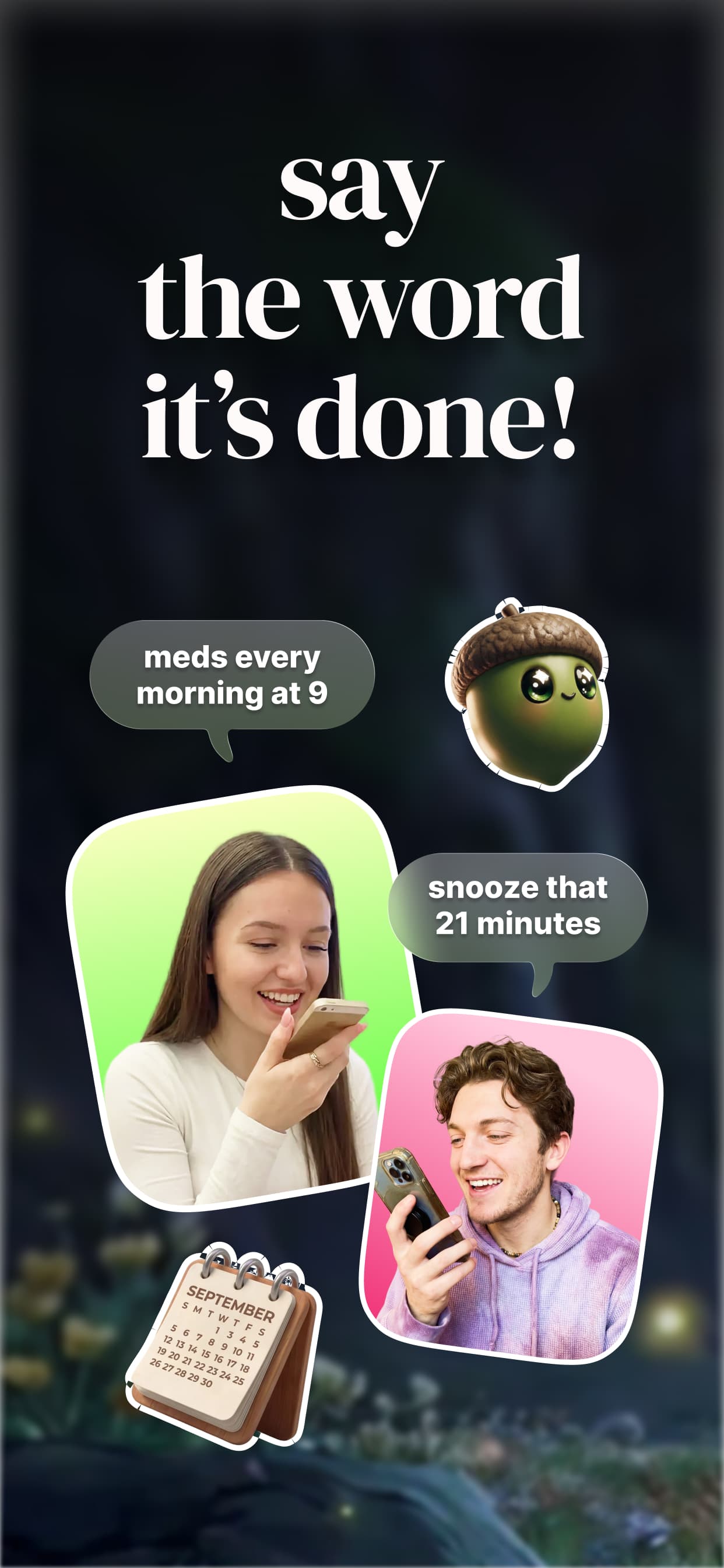 Say the word and it is done - voice command demo